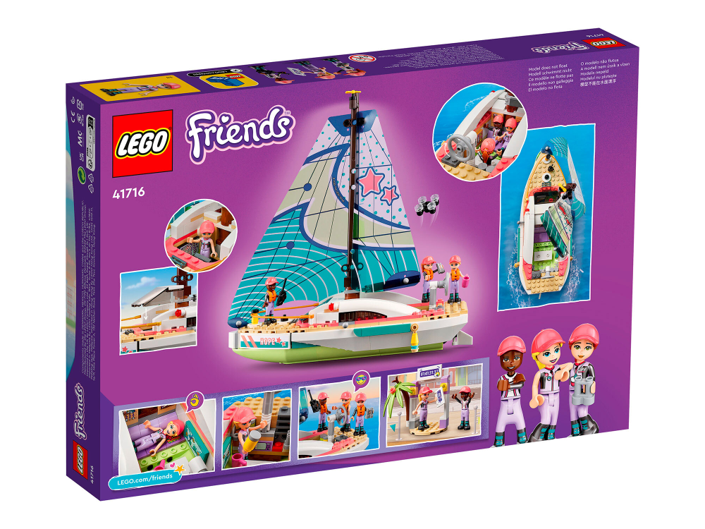 LEGO Friends 41716 — приключения Стефани на яхте, морской отдых