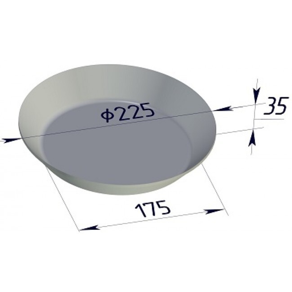 Форма для выпечки хлеба 225х35 мм