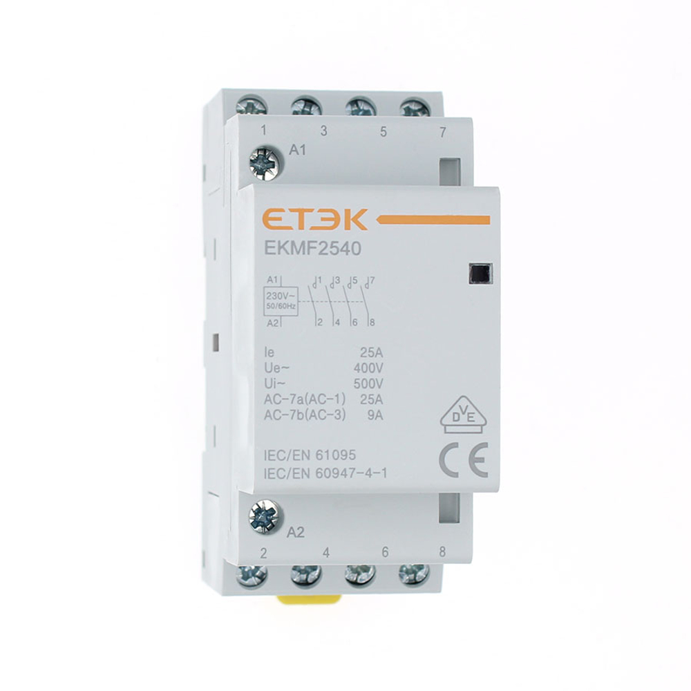 Модульный контактор, 25 А 4NO, катушка 230В (AC)