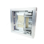 Люк под плитку нажимной алюминий 400х400 на износоустойчивой петле Evecs CERAMO COMFORT D4040