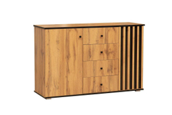 Комод Либерти 51.04 (опора h20) Дуб вотан/Черный