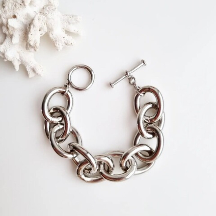 Браслет крупная цепь