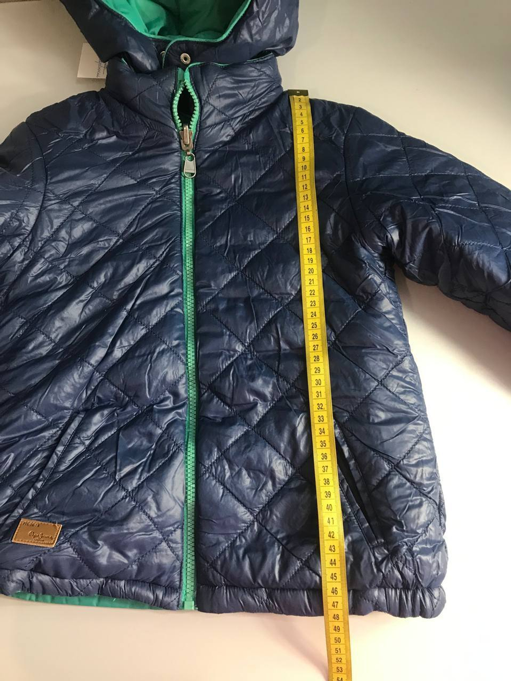 Куртка PepeJeans классная, двусторонняя на 8 лет