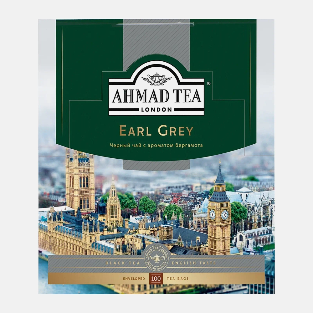 Чай черный Ahmad Tea Earl Grey 100пак