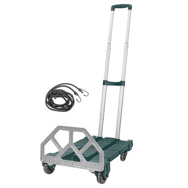 Тележка складная платформенная/для багажа с телескопич. ручкой+набор эластичных шнуров(в разложенном виде:53х43х110см,в сложенном:59х43х13см,г/п200кг) RockForce##Rock FORCE RF-L022