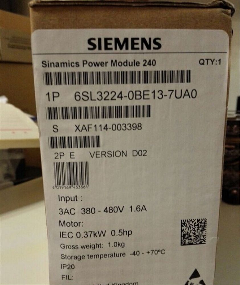 Новый 6SL3224-0BE13-7UA0
