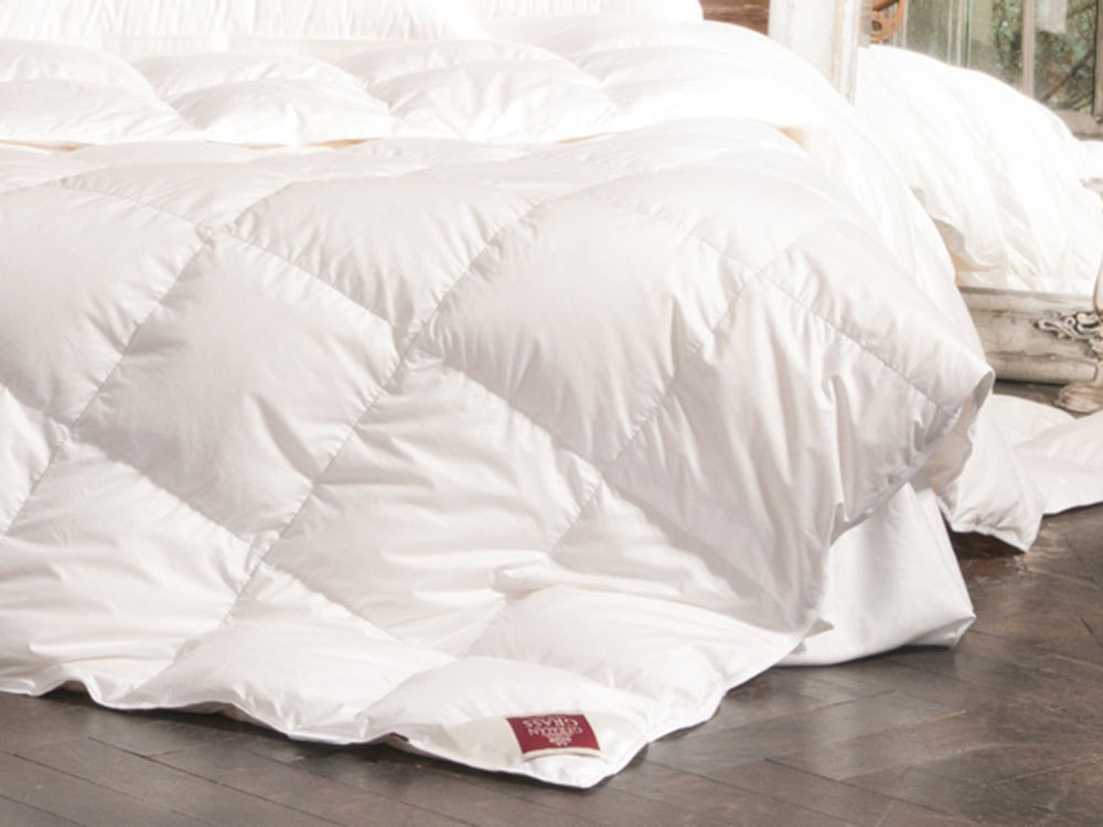 Одеяло пуховое всесезонное 220х240 German Grass Grand Down Австрия фрагмент