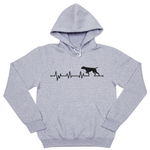 Толстовка "Курцхаар -  сердечный ритм"