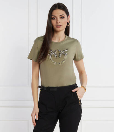 Футболка Pinko - зеленый(100535 A1R7)