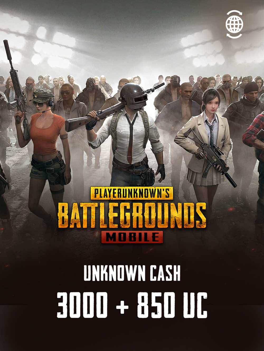 Игровая валюта PUBG Mobile 3000 + 850 UC [Цифровая версия]