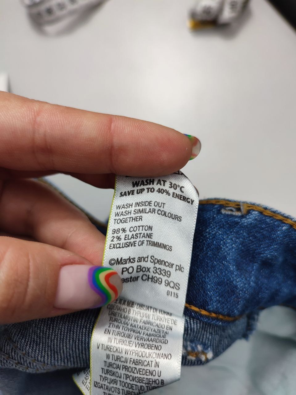 Юбка Marks&Spencer джинсовая мини 48 размер