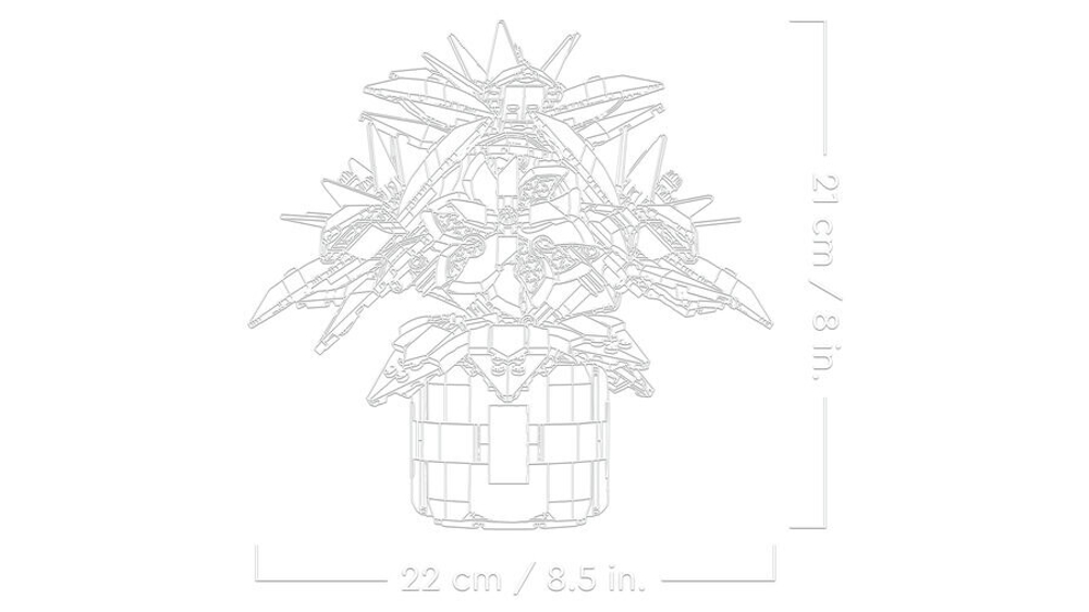 Конструктор LEGO Icons 10370 Botanical Collection Пуансеттия