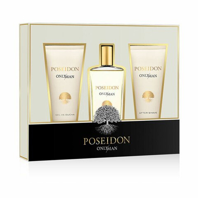 Мужской парфюмерный набор Instituto Espanol Poseidon Only Man EDT 3 предмета