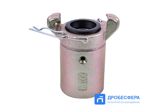 Соединение крабовое стальное на рукав 32х48 мм CQT-2