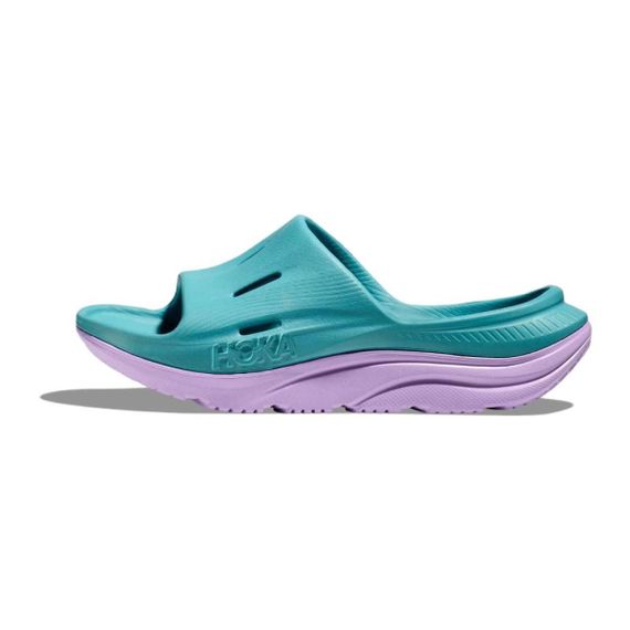 Hoka One One Ora Recovery Slide 3 'Purple Green'