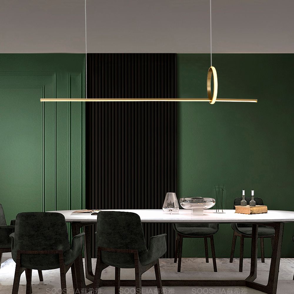 Подвесной светильник MOFFIT B LONG L90 Brass