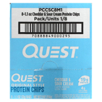 Quest Nutrition, Протеиновые чипсы Original Style, чеддер и сметана, 8 пакетиков по 32 г (1,1 унции)