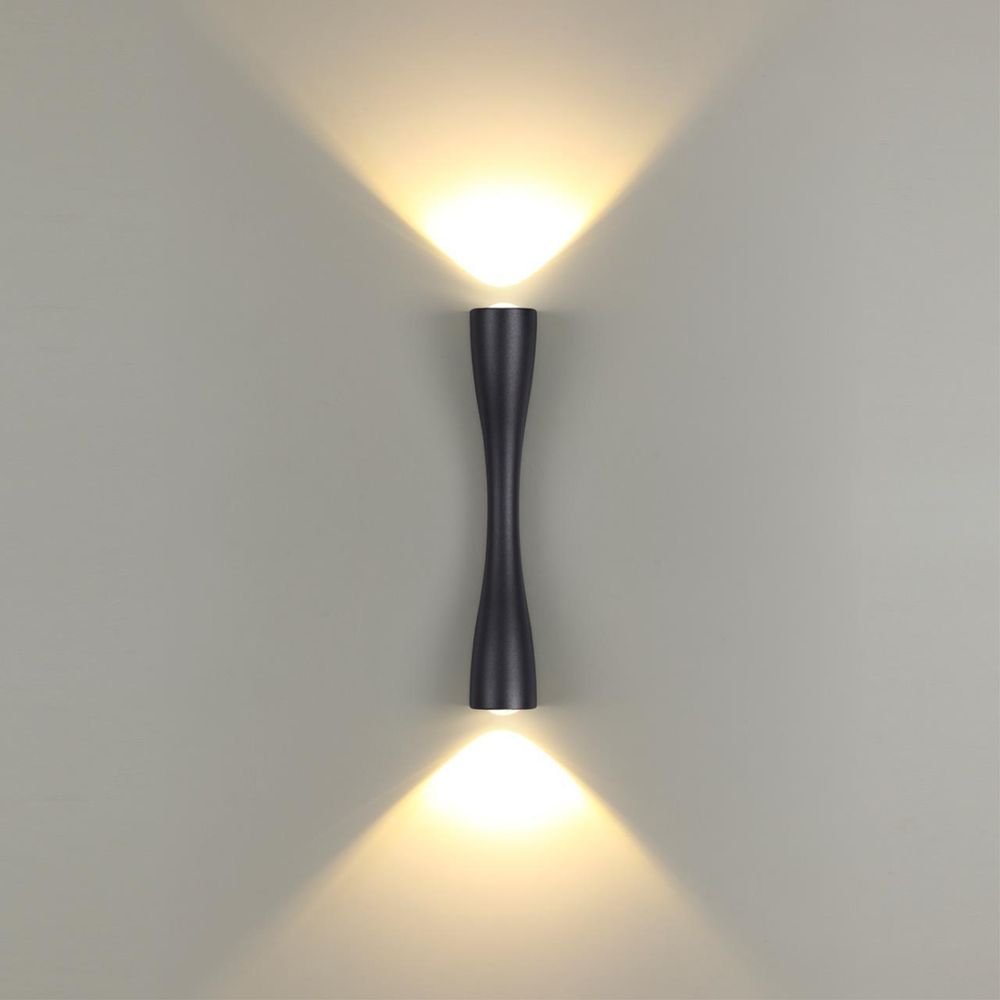 4291/10WL HIGHTECH ODL22 373 черный/металл Настенный светильник IP20 LED 10W 453Лм 3000K ANIKA