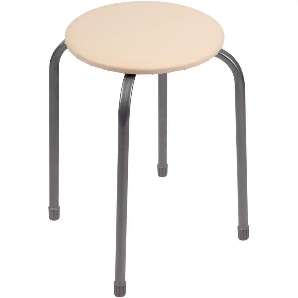 Табурет «Эконом» 29см цв.сиденья-слоновая кость ТБ3/СЛ
