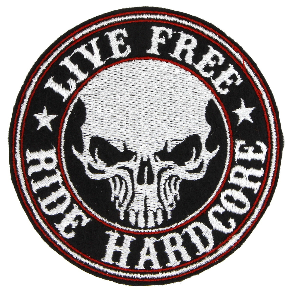 Нашивка с вышивкой Hardcore (0144)