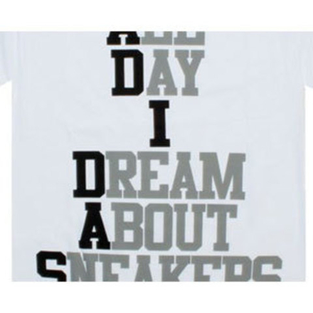 Футболка Sneaktip All Day I Dream About Sneakers белая