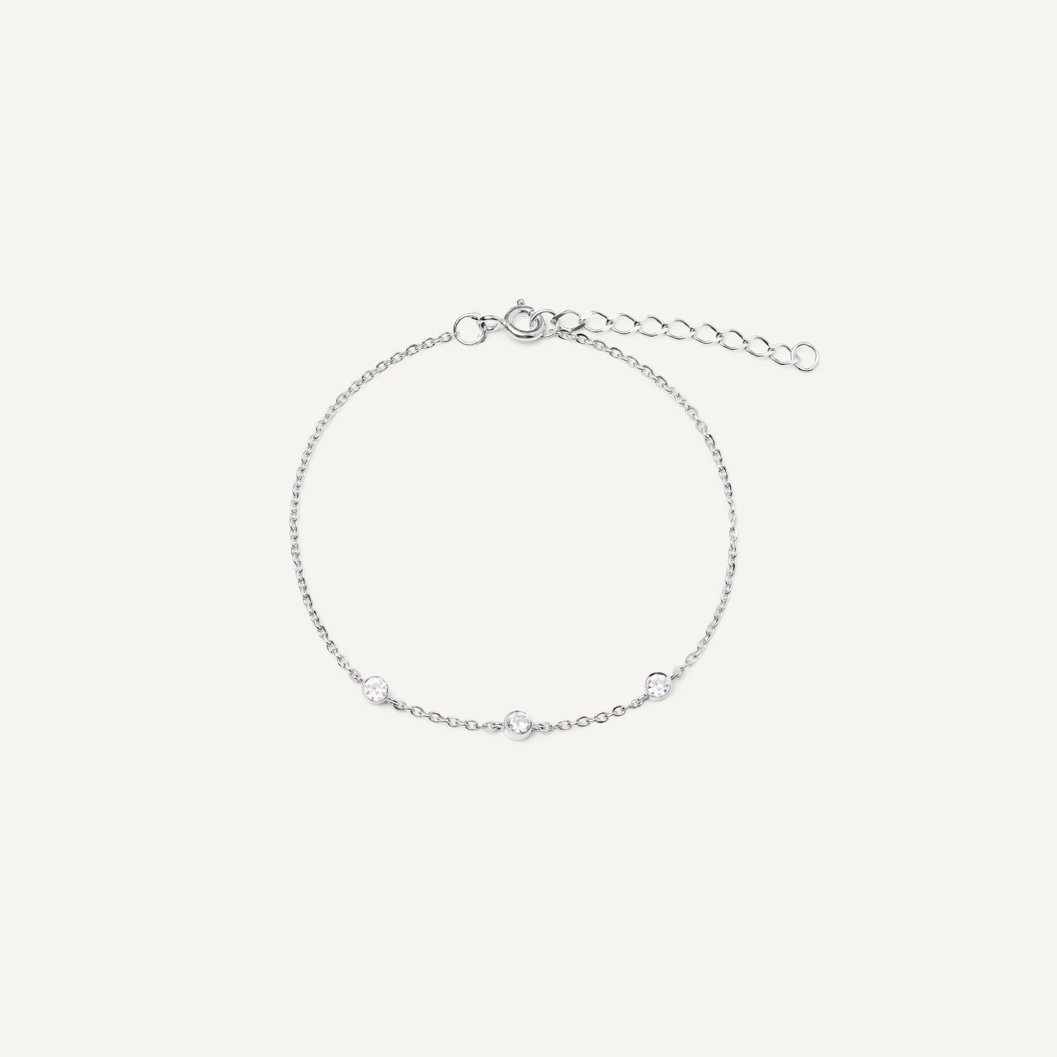 Браслет Three Shiny Dots Bracelet Silver