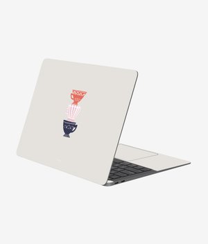 Виниловая наклейка TEA TIME для MacBook