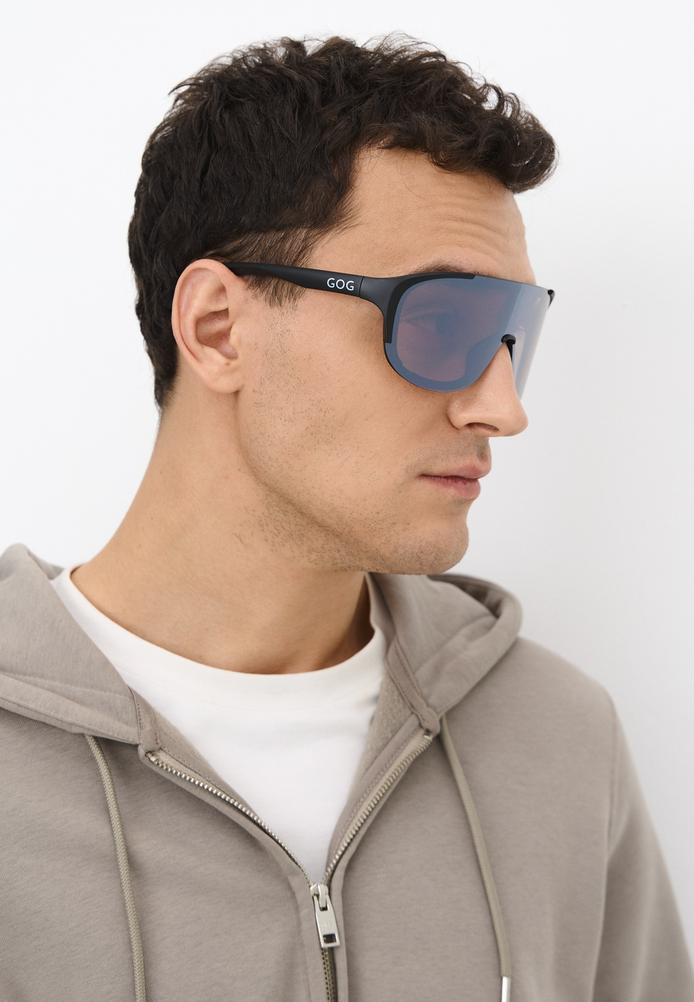 Спортивные очки GOG Medusa / Matt Black / Silver Lens