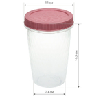 Емкость для продуктов с завинчивающейся крышкой РОЛЛ 1,0л микс (разноцветный) М1475