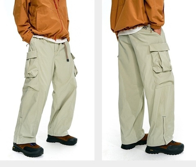 Брюки Nothomme Multi-Pocket Work Pants beige