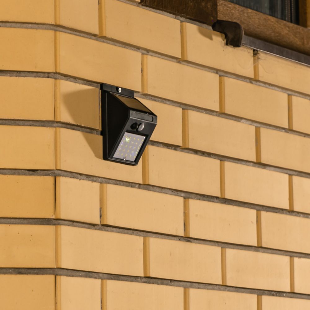 USL-F-162-PT120 SENSOR Садовый светильник на солнечной батарее. с датчиком движения. 25 светодиодов. Белый свет. 1x18650 Li-Io аккумулятор в-к. IP44. TM Uniel