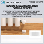 Zigbee Датчик протечки воды Sonoff SNZB-05P + Кабель обнаружения протечки Sonoff WLDC200