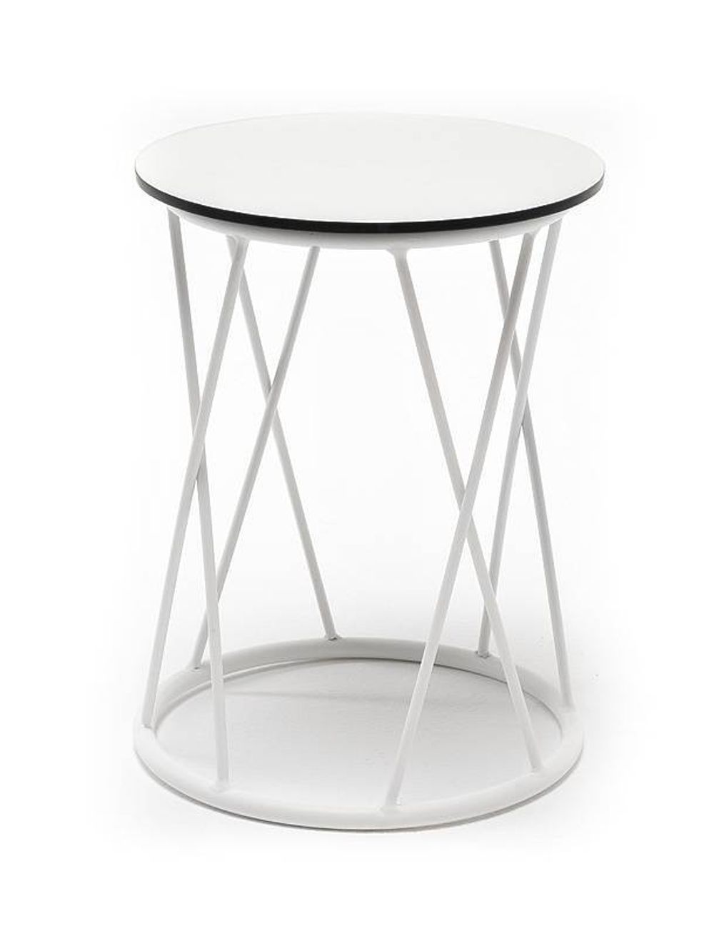 Белые журнальные столики из HPL