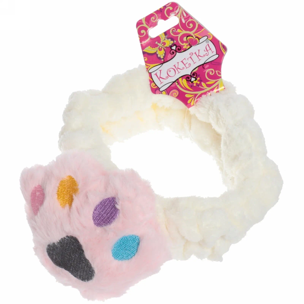 Повязка на голову «Beauty Mapafet- Лапка», 6 цветов, 6*20см