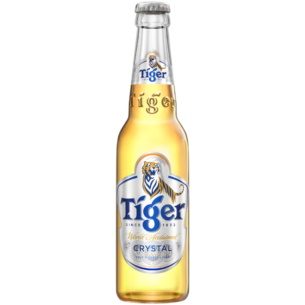 Пиво Tiger Crystal Asian Lager Beer 0,33 л. glass