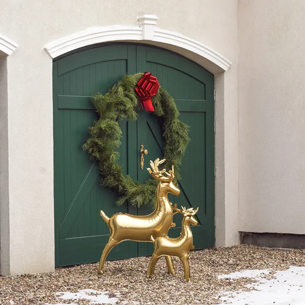 Шар ходячий маленкий "Золотой олень" (73х42 см)