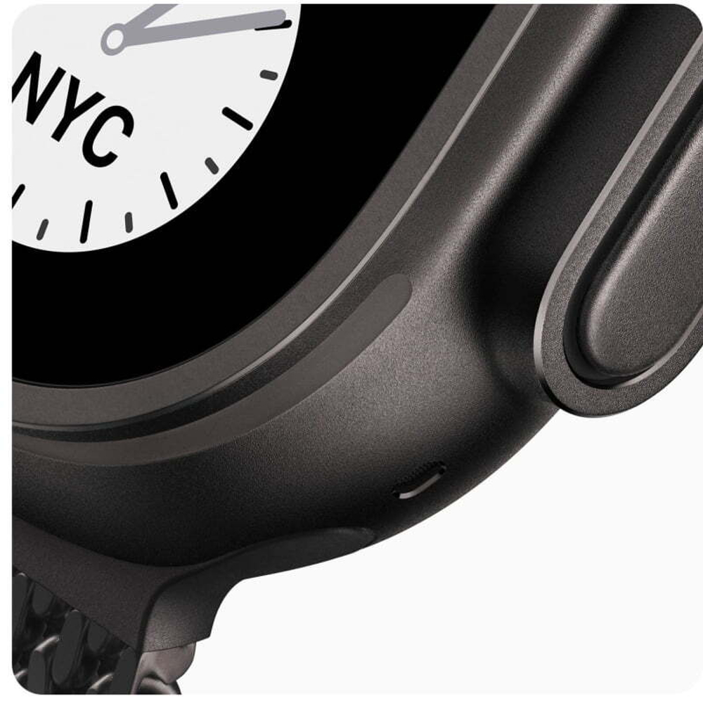 Apple Watch Ultra 3 (2025) 49mm Black Titanium Case / Black Titanium Milanese Loop