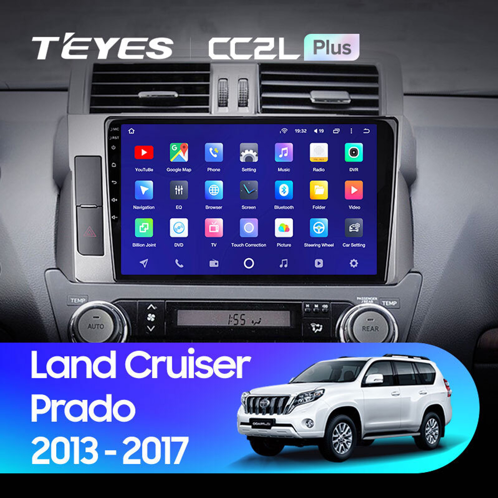 Teyes CC2L Plus 9" для TLC Prado 2013-2017