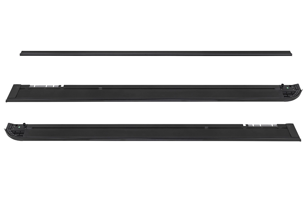 Крышка кузова для JAC T8, роллета раздвижная 1538х1606 мм, алюминиевая, черная РИФ