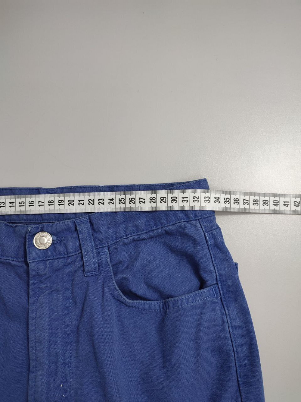 Брюки синие плотные 44 размер