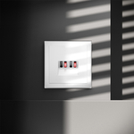 Розетка акустическая встраиваемая VOLTUM S70 4-местная, (белый глянцевый)