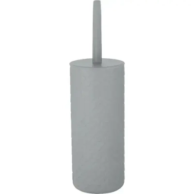 Комплект WC Plast Team STOCKHOLM (подставка + ёршик) серый шторм