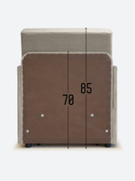 Кресло-кровать "Миник" с подлокотниками