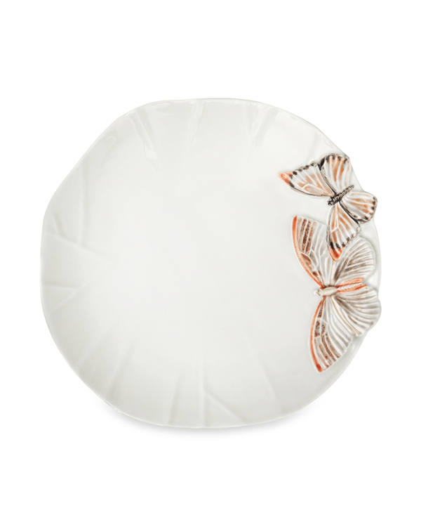 Тарелка обеденная 29см Bordallo Pinheiro Облачные бабочки