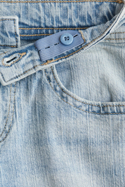 H&M Джинсы Flared Leg с заниженной талией, голубой