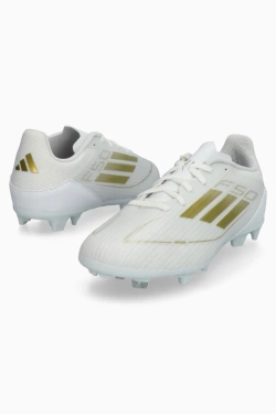 Бутсы adidas F50 League FG/MG Junior - белый