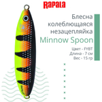 Блесна для рыбалки колебалка Minnow Spoon, 8см, 22гр