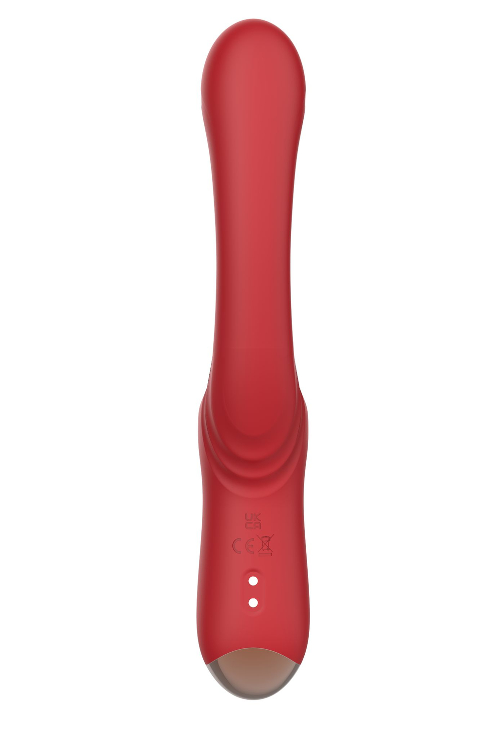 Вагинально-клиторальный вибратор Secwell SW3044-red