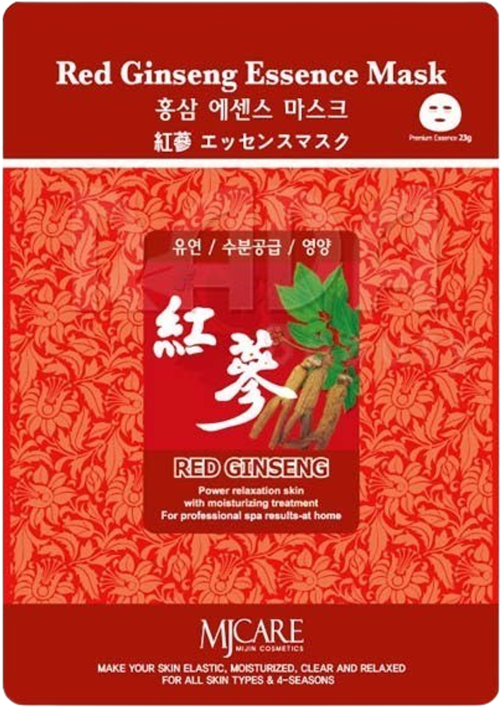 The Saem Natural Red Ginseng Mask Sheet Маска тканевая с экстрактом женьшеня