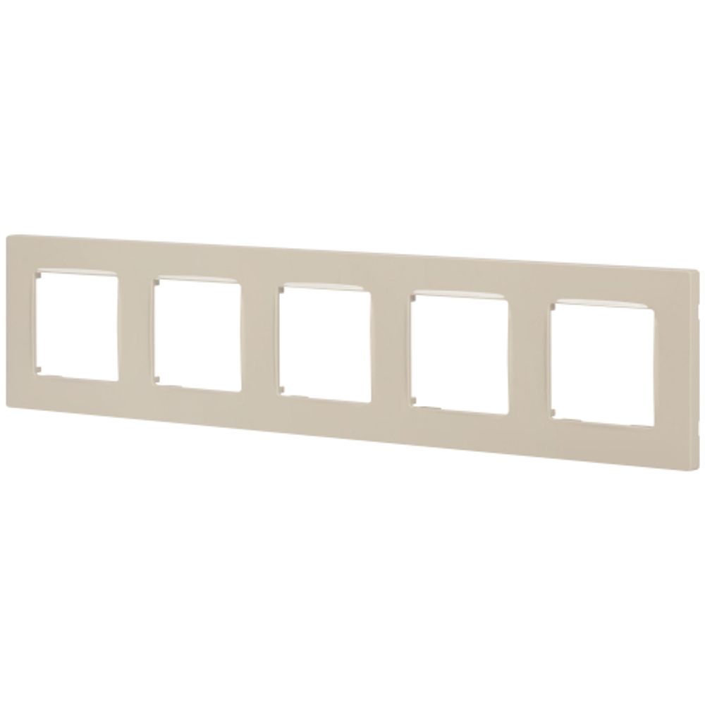 Рамка для розеток и выключателей ЭРА Серия 12 12-5205-02 на 5 постов, Классик, слоновая кость